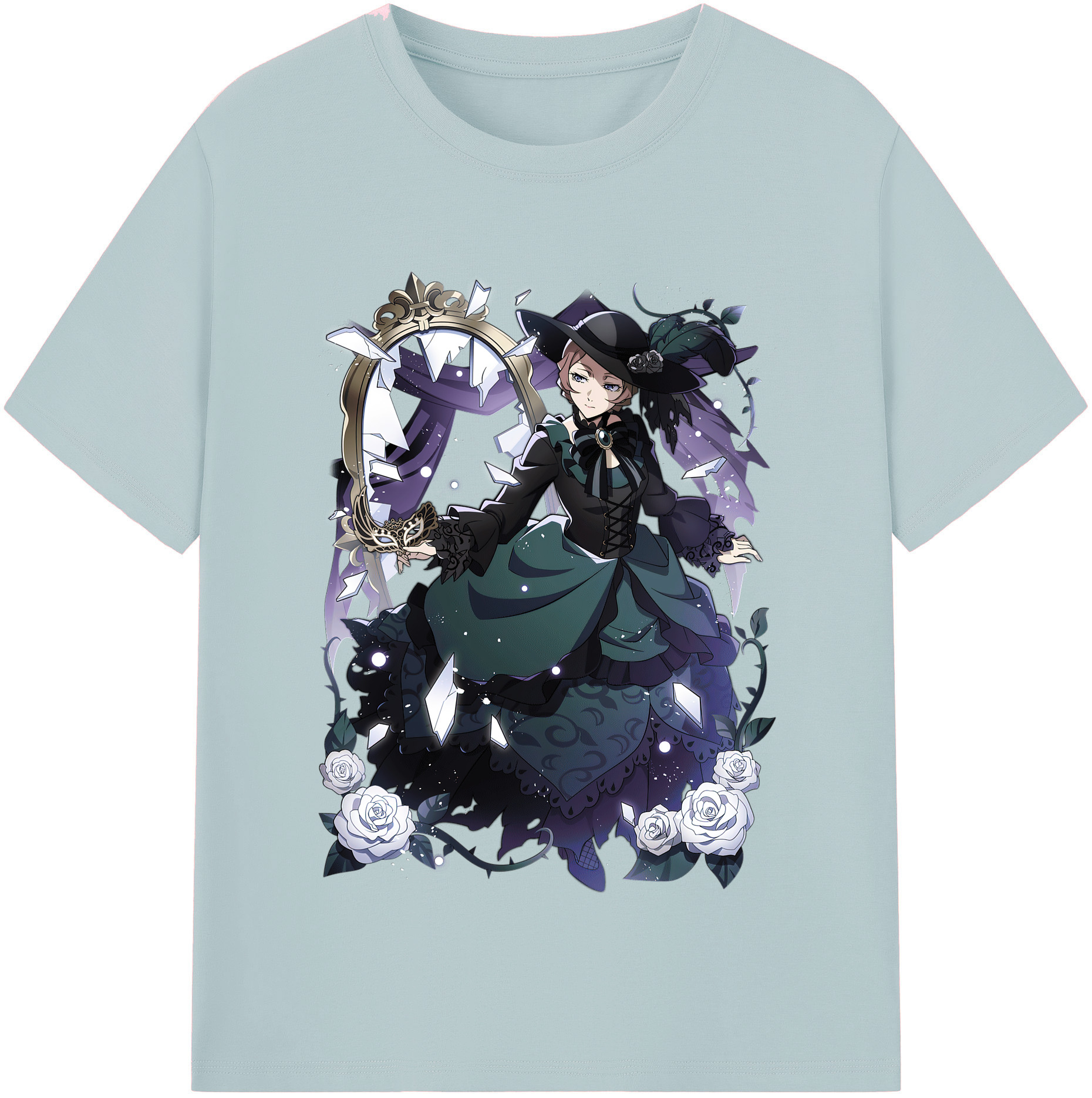 （画像用） 文豪ストレイドッグス Bungo Stray Dogs 綿100％半袖Tシャツ（フロントプリント）